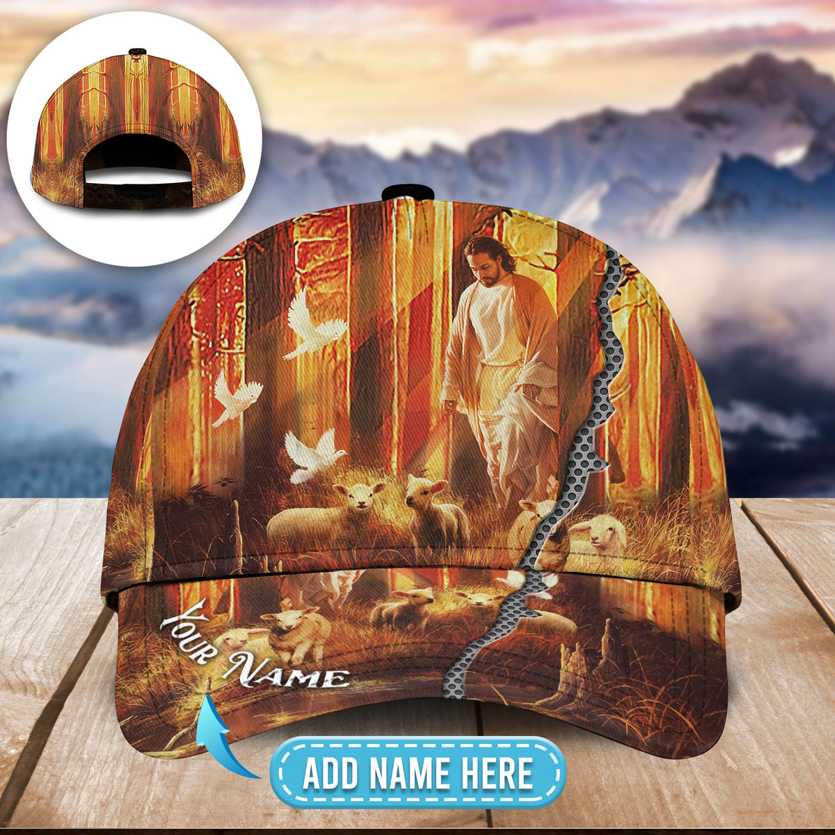 Faith Walking In Sunset Forest Personalized – Classic Cap