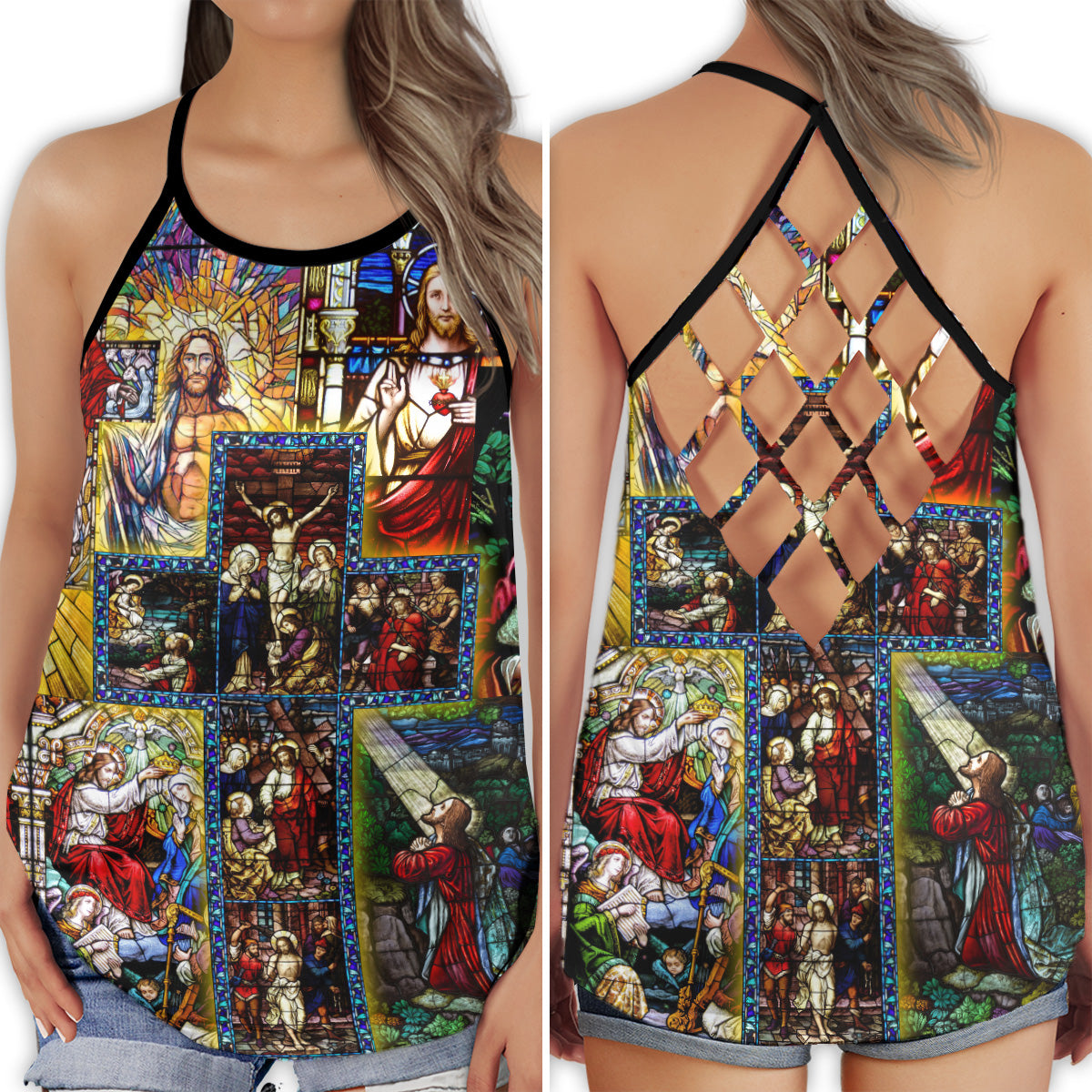 Faith Therapy Soul Collection – Hollow Tank Top