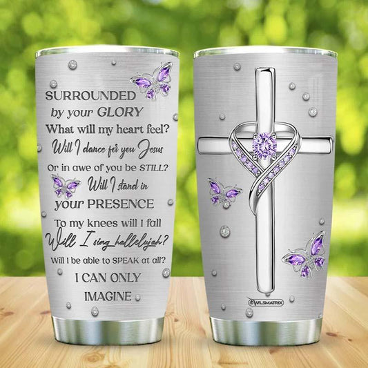 Jesus Butterfly Jewelry Faith 20 Oz Tumbler For Travel Gifts