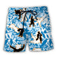 Jujitsu Strength Tropical Floral - Beach Short