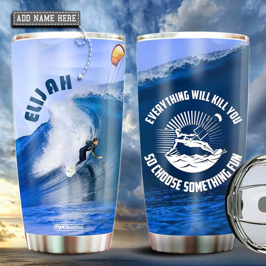 Kiteboarding Adventure Personalized 20 Oz Tumbler