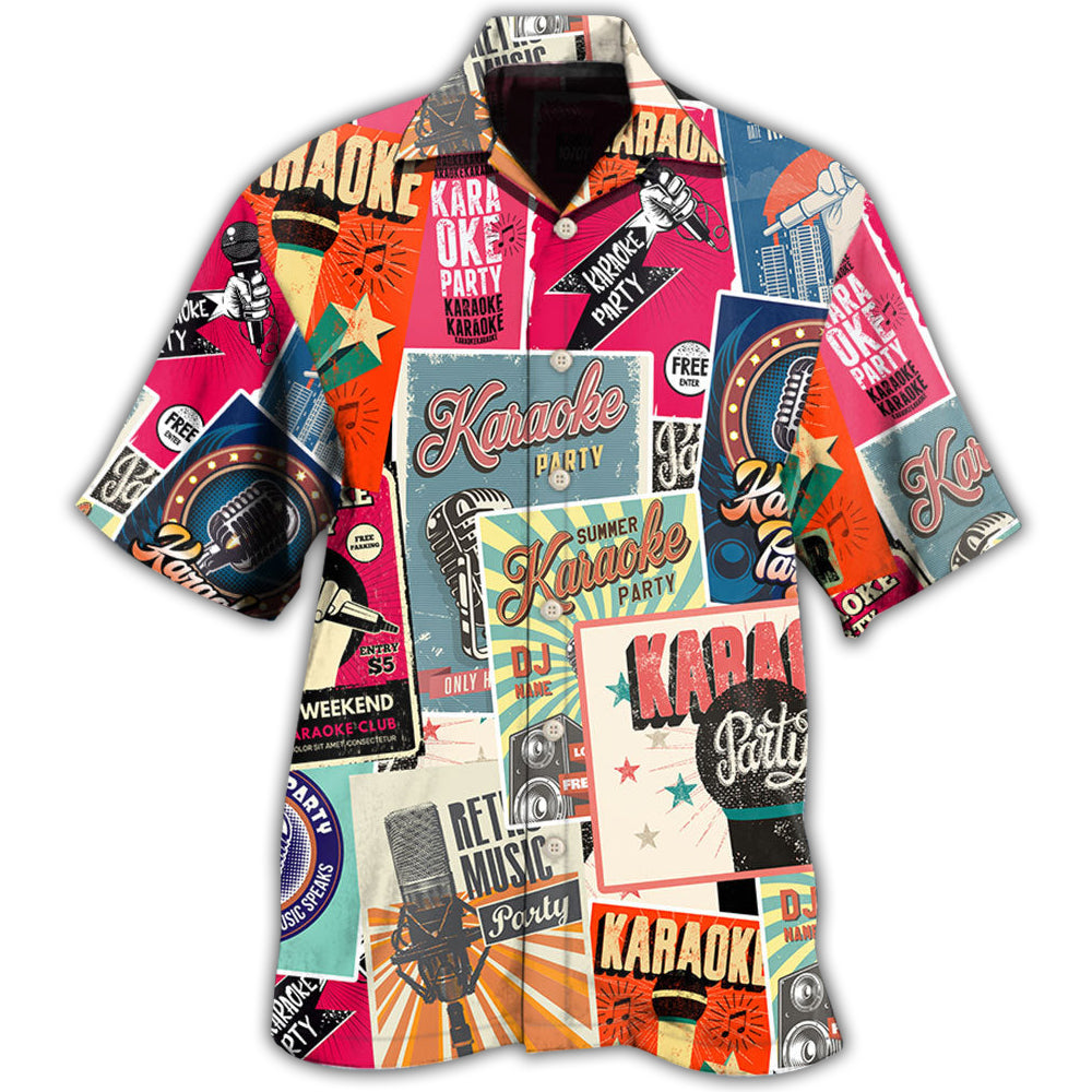 Karaoke Summer Party Fun Style – Hawaiian Shirt