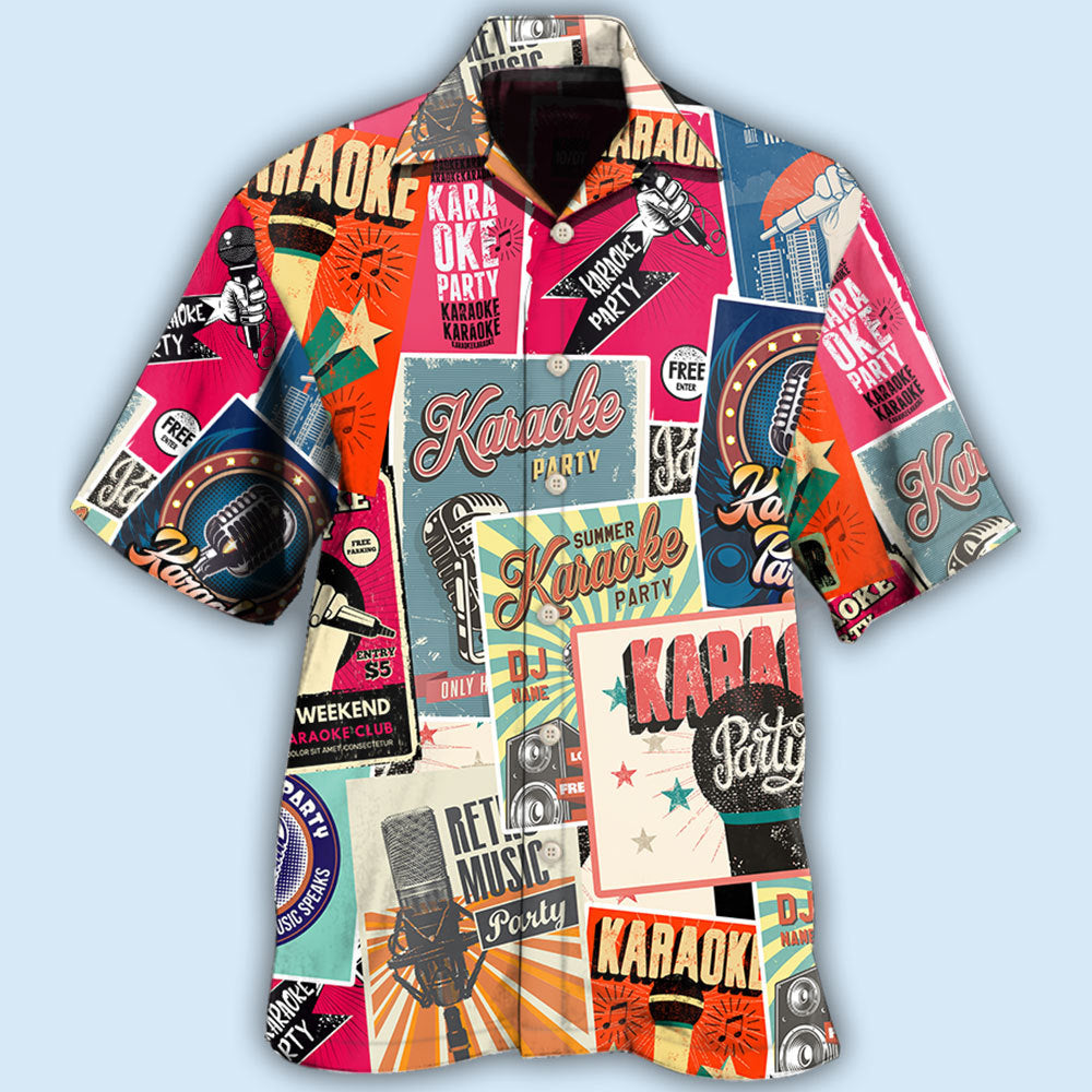 Karaoke Summer Party Fun Style – Hawaiian Shirt