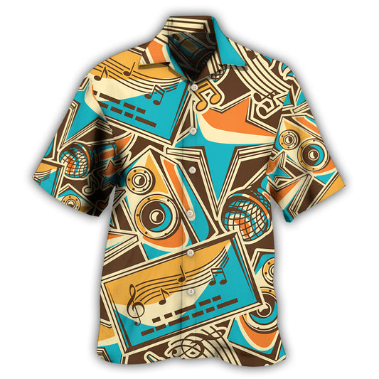 Karaoke Retro Color Music Lover – Hawaiian Shirt