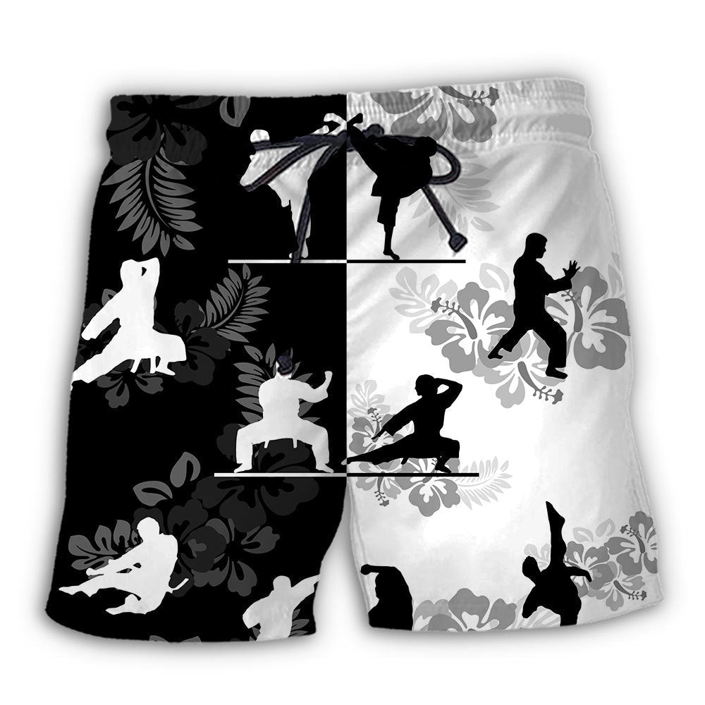 Karate Strength Tropical Floral - Beach Short