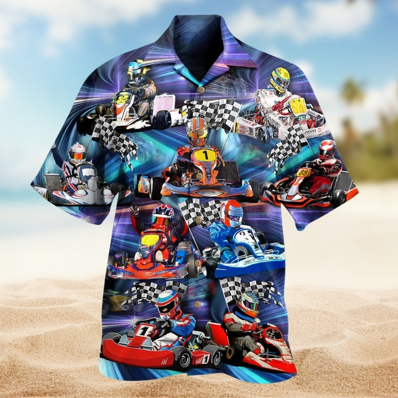 Kart Racing Go Kart Or Go Home Limited Edition – Hawaiian Shirt
