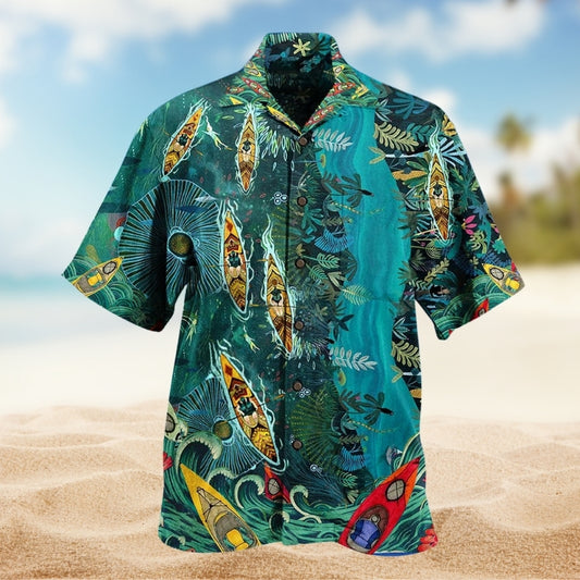 Kayaking I’d Rather Be Kayaking Limited Edition – Hawaiian Shirt