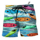Beach Short / Adults / S Kayaking It's Time For Kayaking - Beach Short - Owls Matrix LTD