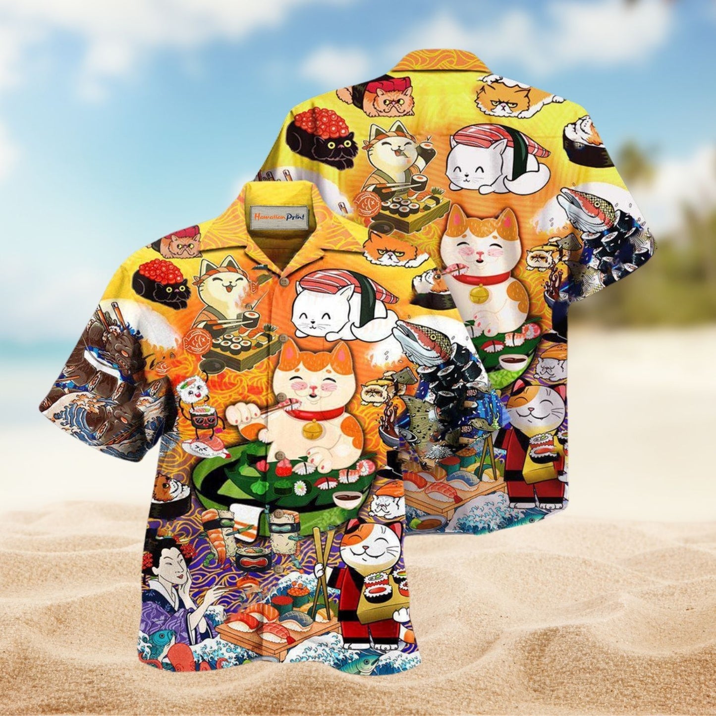 Keep Calm And Eat Sushi Edition – Hawaiian Shirt