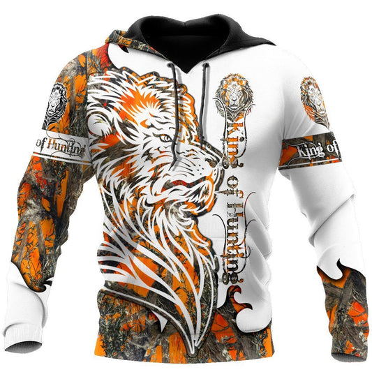 King Of Hunting Lion Art – 3D Hoodie