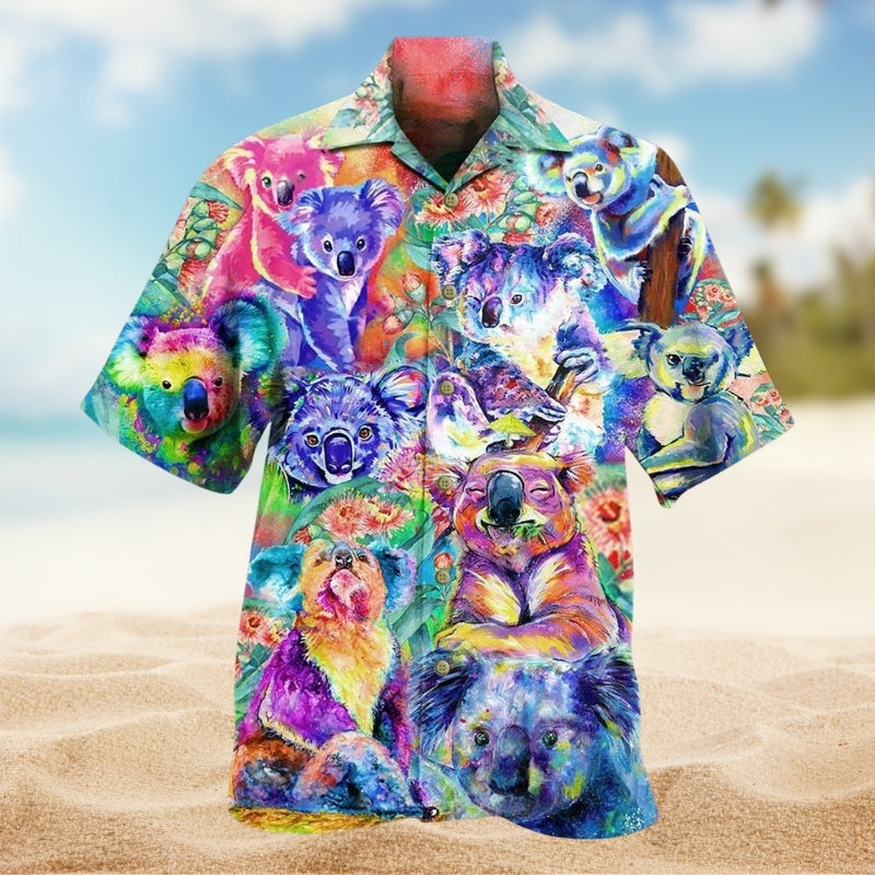 Koala Full Color Love Animals Limited Edition – Hawaiian Shirt