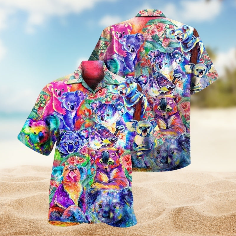 Koala Full Color Love Animals Limited Edition – Hawaiian Shirt