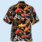 Koi fish basic style - Hawaiian shirt - HAWS03LIN300322 - Owls Matrix LTD