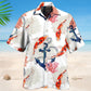 Koi Fish Anchor Coral Style – Hawaiian Shirt