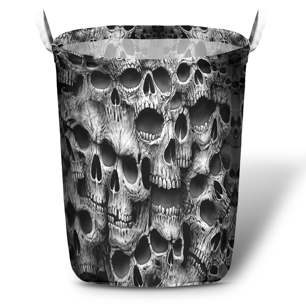 Skull No Fear No Pain - Laundry Basket - Owls Matrix LTD