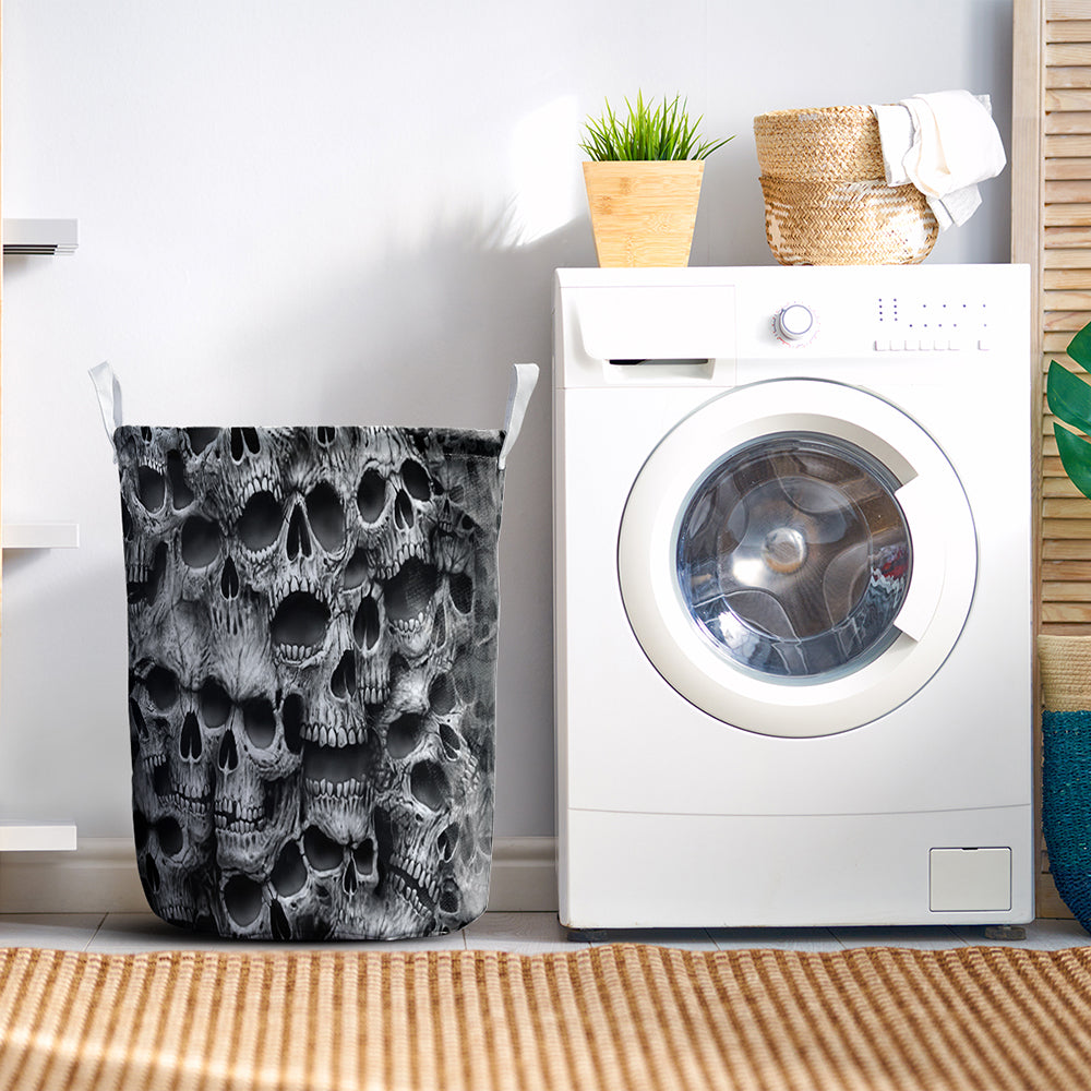 Skull No Fear No Pain - Laundry Basket - Owls Matrix LTD