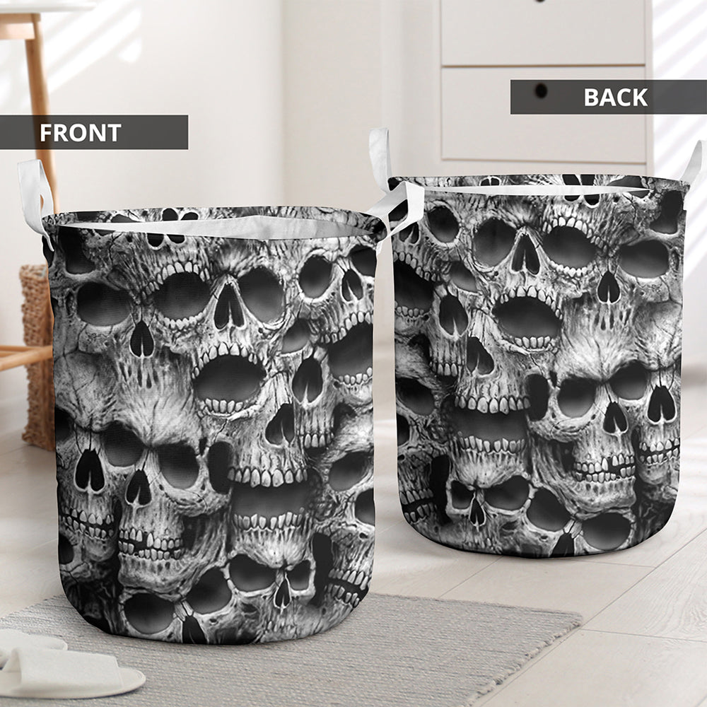 Skull No Fear No Pain - Laundry Basket - Owls Matrix LTD