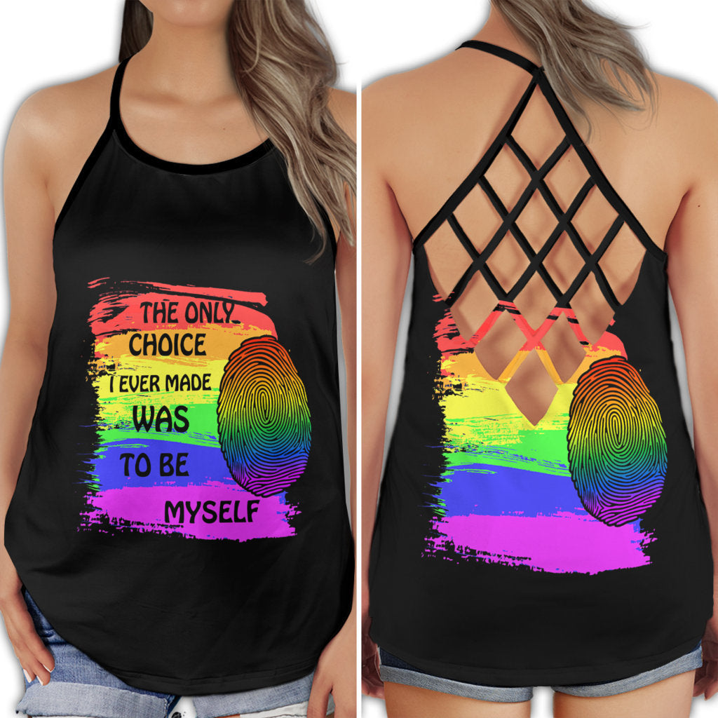 Pride Love Is Love My Life Choice Edition – Hollow Tank Top