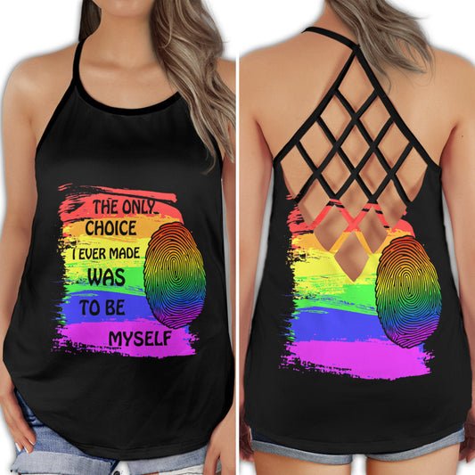 Pride Love Is Love My Life Choice Edition – Hollow Tank Top