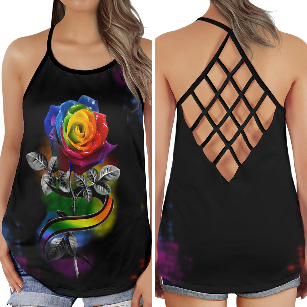 Pride Love Rose – Hollow Tank Top