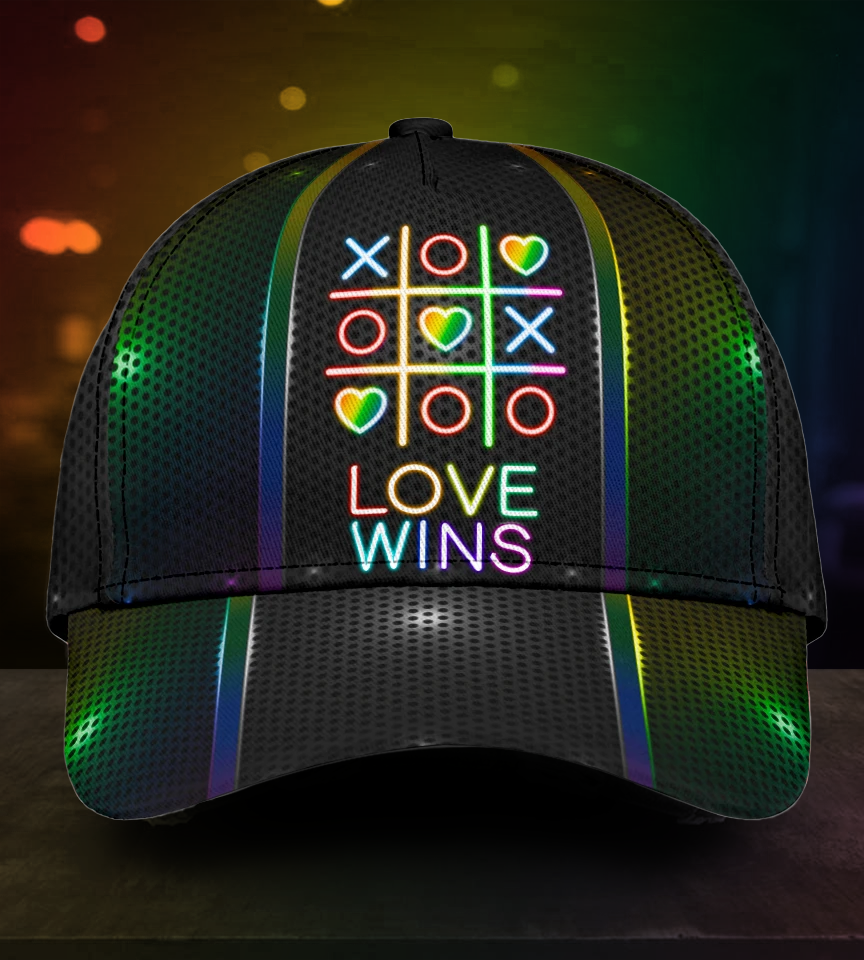LGBT Love Wins Pride Message – Classic Cap