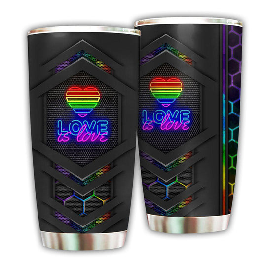 LGBT Pride Love Is Love And Love Is Forever 20 Oz Tumbler