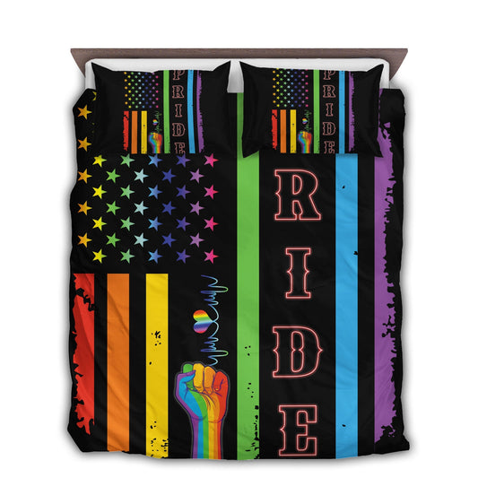 LGBT Pride Love Bedding Cover For Pride Bedroom Decor