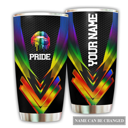 LGBT Pride Love Lip Love Personalized 20 Oz Tumbler