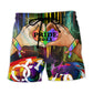 LGBT Pride Skull 2022 Color Style – Beach Short