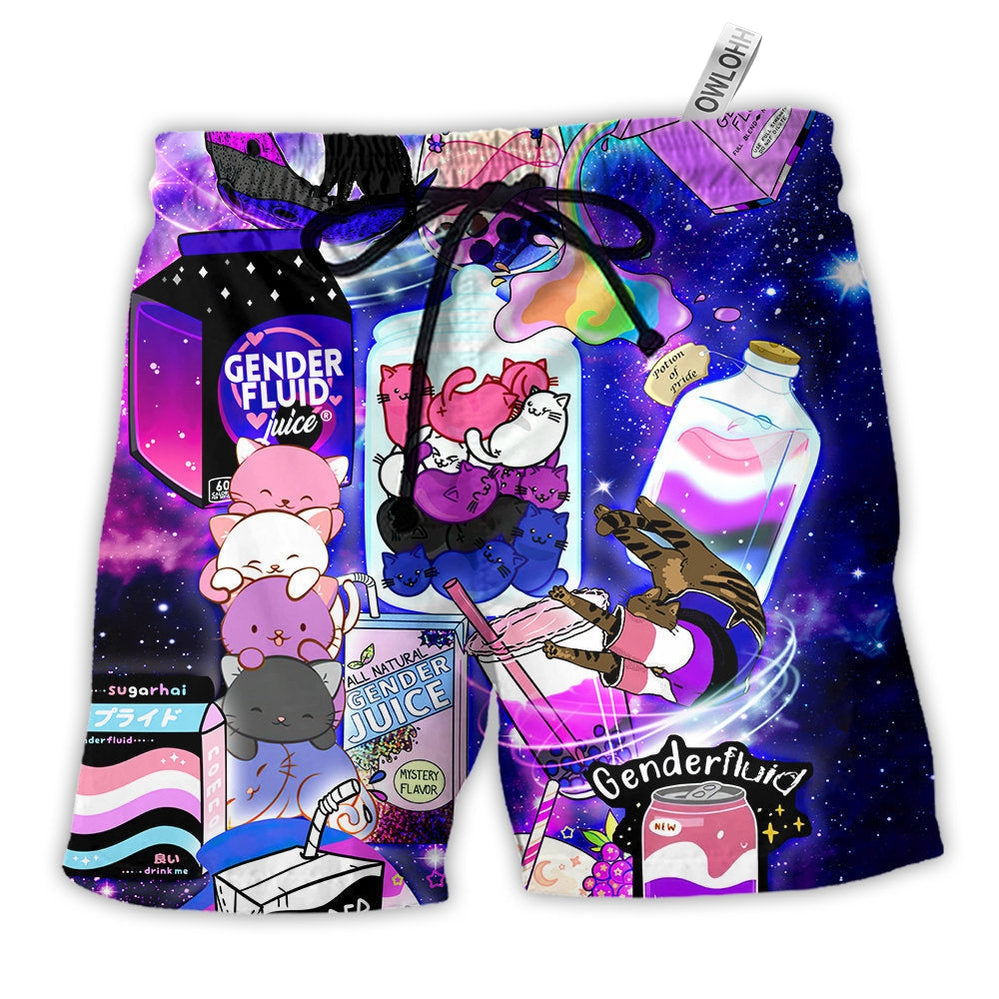 Beach Short / Adults / S LGBT Gender Fluid - Beach Short - Owls Matrix LTD