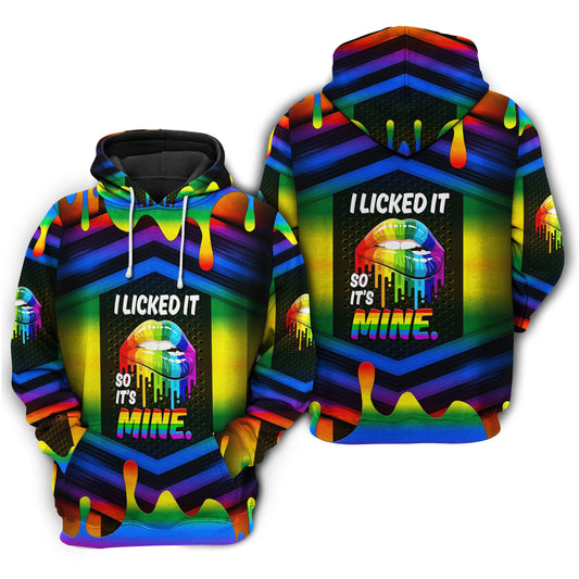 Pride Humor Quote Art – 3D Hoodie