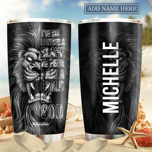 Lion Child Of God Personalized 20 Oz Tumbler