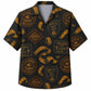 Labor Day Hawaiian Shirt- Aloha Works Badge Patch Print for Men