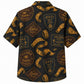 Labor Day Hawaiian Shirt- Aloha Works Badge Patch Print for Men