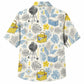 Labor Day Hawaiian Shirt- Backyard Grill and Picnic Basket Print