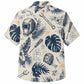 Labor Day Hawaiian Shirt- Blueprint Welding Helmet Print for Summer