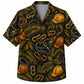 Labor Day Hawaiian Shirt- Carabiner Chain and Palm Print for Summer