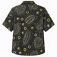 Labor Day Hawaiian Shirt- Chalkboard Leaf Schematic and Bolt Print