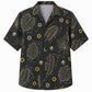 Labor Day Hawaiian Shirt- Chalkboard Leaf Schematic and Bolt Print