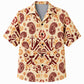 Labor Day Hawaiian Shirt- Crimson Chisel Paisley Print for Summer