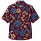 Labor Day Hawaiian Shirt- Crimson Wrench Plier and Leaf Print