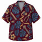 Labor Day Hawaiian Shirt- Crimson Wrench Plier and Leaf Print