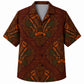 Labor Day Hawaiian Shirt - Damask Saw and Screwdriver Print for the Cookout
