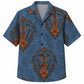 Labor Day Hawaiian Shirt - Damask Torch Medallion Print for the Crew