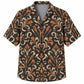 Labor Day Hawaiian Shirt - Damask Wrench and Tape Print for the Jobsite