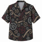 Labor Day Hawaiian Shirt- Dark Gear and Measuring Tape Print