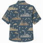 Labor Day Hawaiian Shirt- Factory Silhouette Bolt and Washer Print