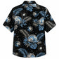 Labor Day Hawaiian Shirt- Firework Night Hard Hat and Palm Print