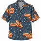 Labor Day Hawaiian Shirt - Flag Bolt and Lightning Print for the Crew