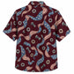 Labor Day Hawaiian Shirt- Flag Ribbon with Bolt and Washer Print